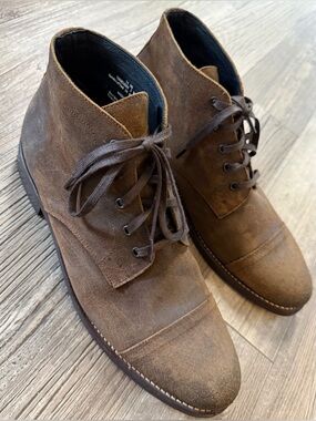 Thursday Boot Co. Cadet boots in mocha suede Sz 11